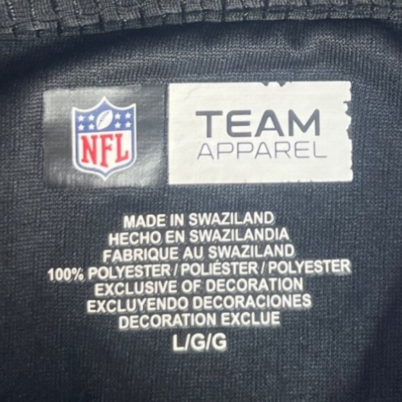 NFL Team Apparel Pittsburgh Steelers Golf Polo Shirt Mens Large Black - Picture 5 of 6